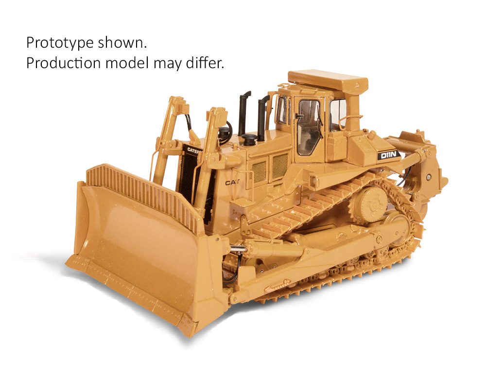 1:48 Cat<sup class='superscript'>®</sup> D11N Dozer with SU-Blade & Single-Shank Ripper - Die-cast