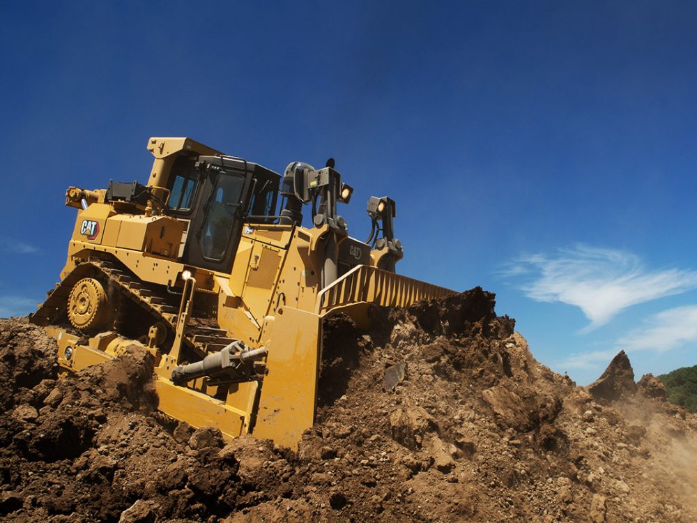 1:24 Cat<sup class='superscript'>®</sup> D9 Dozer SU-Blade w/ Single-Shank Ripper - Die-Cast